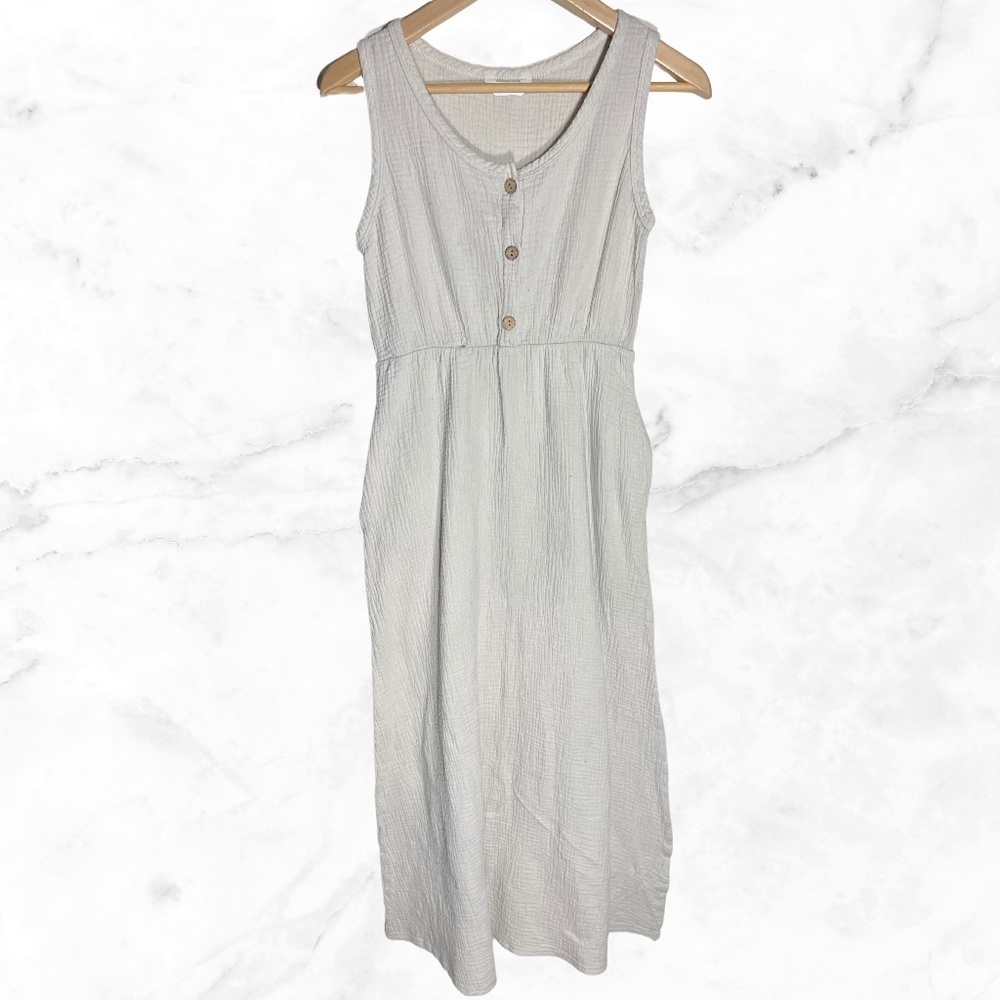 Size Medium Waffle Cotton Dress